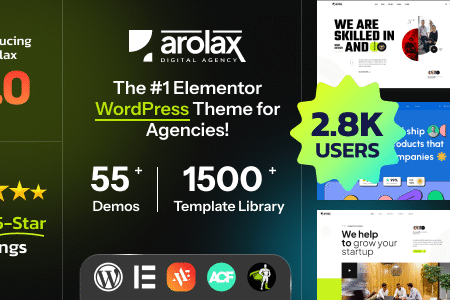 Arolax v3.0.0 – Creative Digital Agency Theme