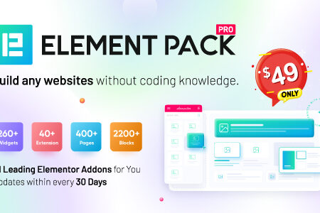 Element Pack v8.1.1 – Addon for Elementor Page Builder WordPress Plugin