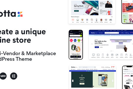 Motta v1.5.0 – Multi-Vendor and Marketplace WordPress Theme