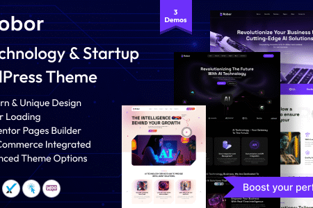 Robor v1.0.0 – AI and Automation Integration WordPress Theme