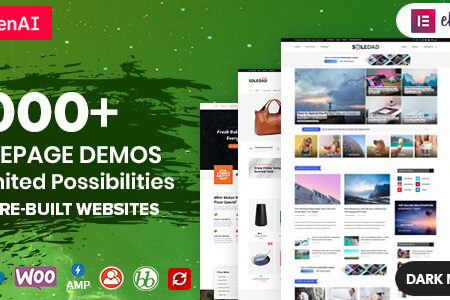 Soledad v8.6.7 – Multi-Concept Blog/Magazine WP Theme