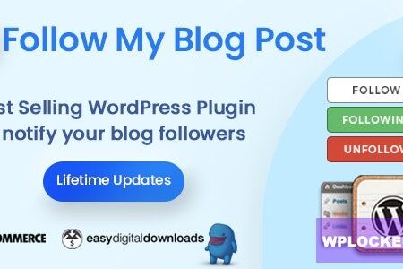 Follow My Blog Post v2.4.0 – WordPress / WooCommerce Plugin