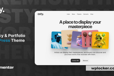 Osty v1.4.1 – Creative Agency and Portfolio Theme