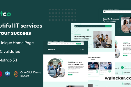 Itco v1.0 – IT Solutions & Services WordPress Theme