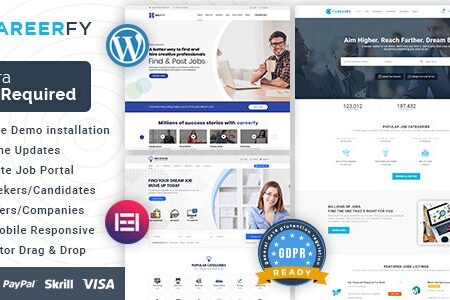 Careerfy v10.2.8 – Job Board WordPress Theme